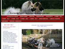 Tablet Screenshot of eurasier-vom-schmetterlingsgarten.de